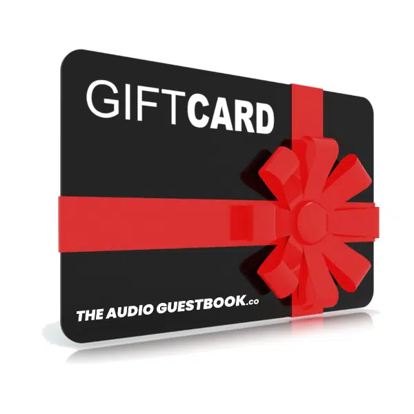 The Audio Guestbook Gift Card